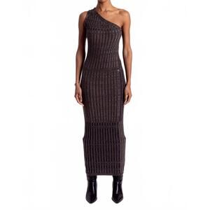 NEW PERMANENT VACATION tension knit dress in terrain